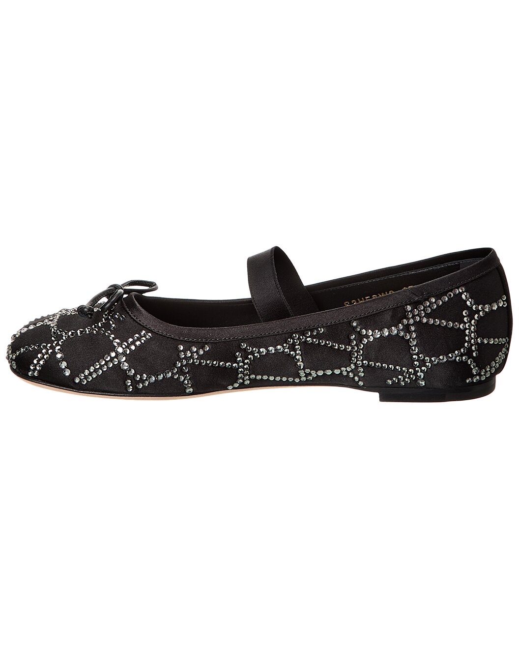 Valentino Vlogo Toile Iconographe Satin Ballerina Flat - 2