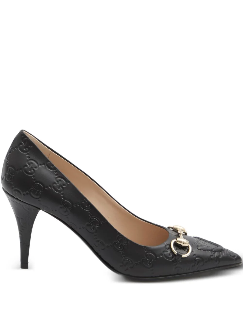 Horsebit leather pumps - 1