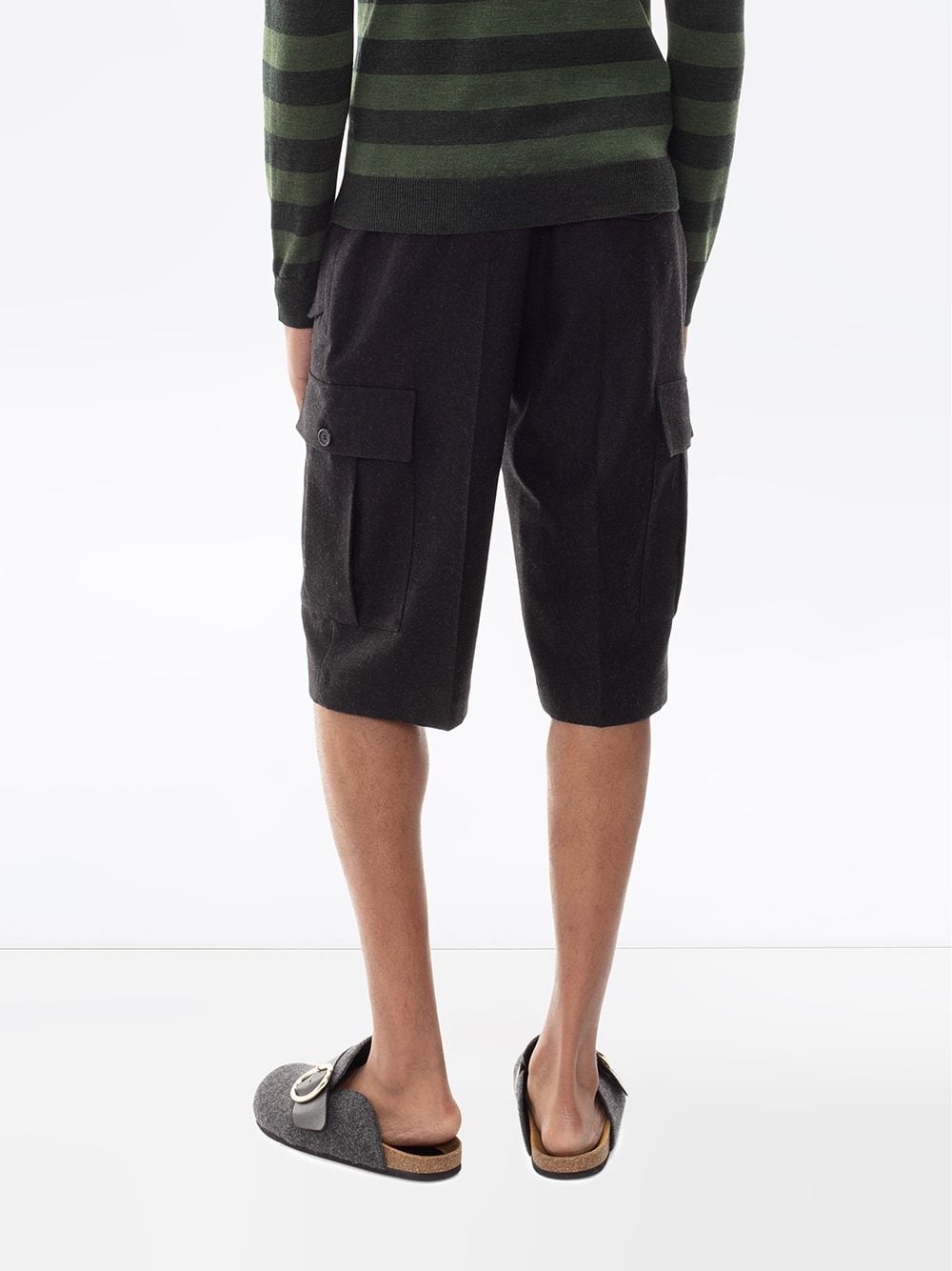 straight-leg cargo shorts - 4