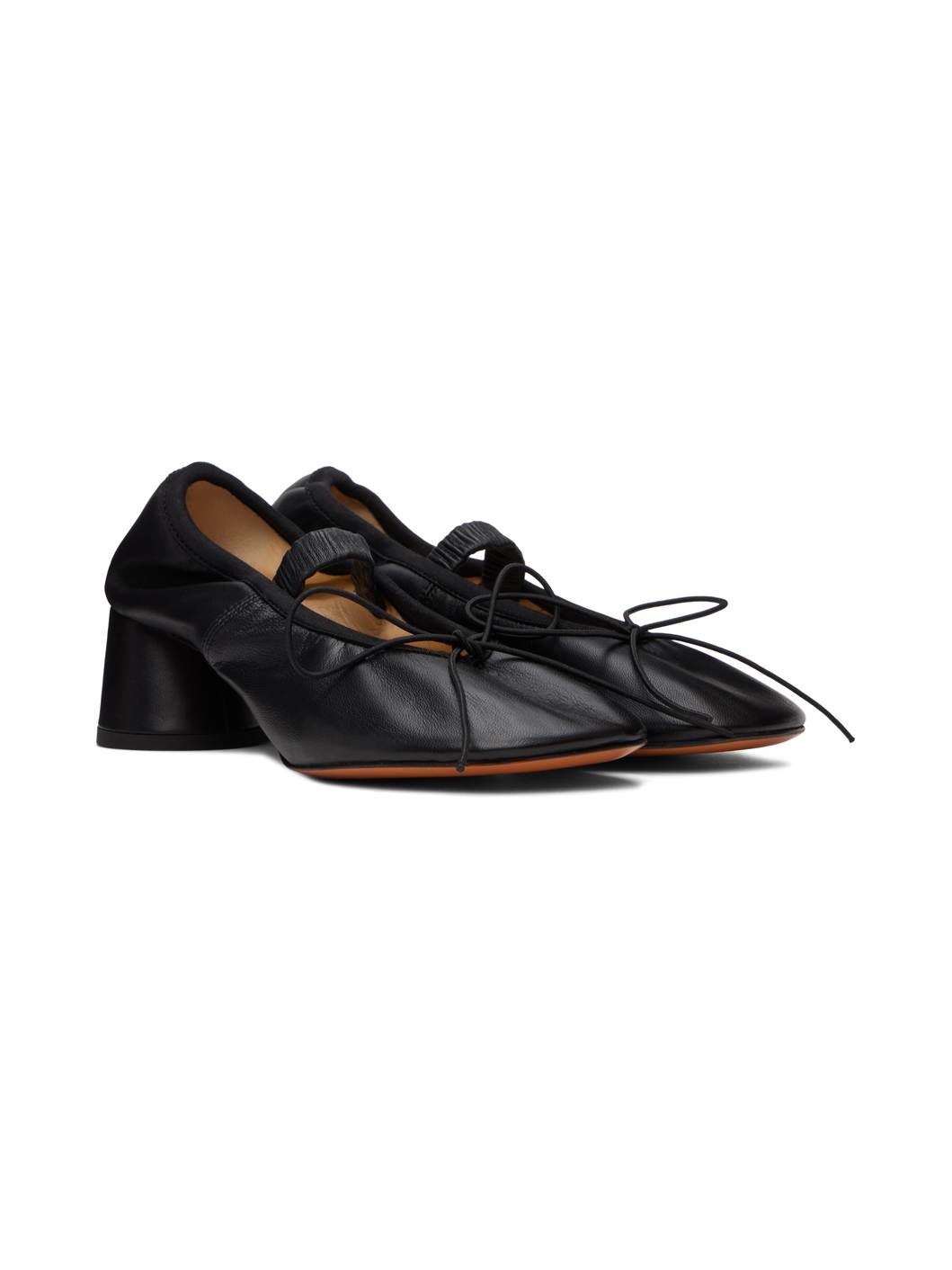 Black Glove Mary Jane Heels - 4