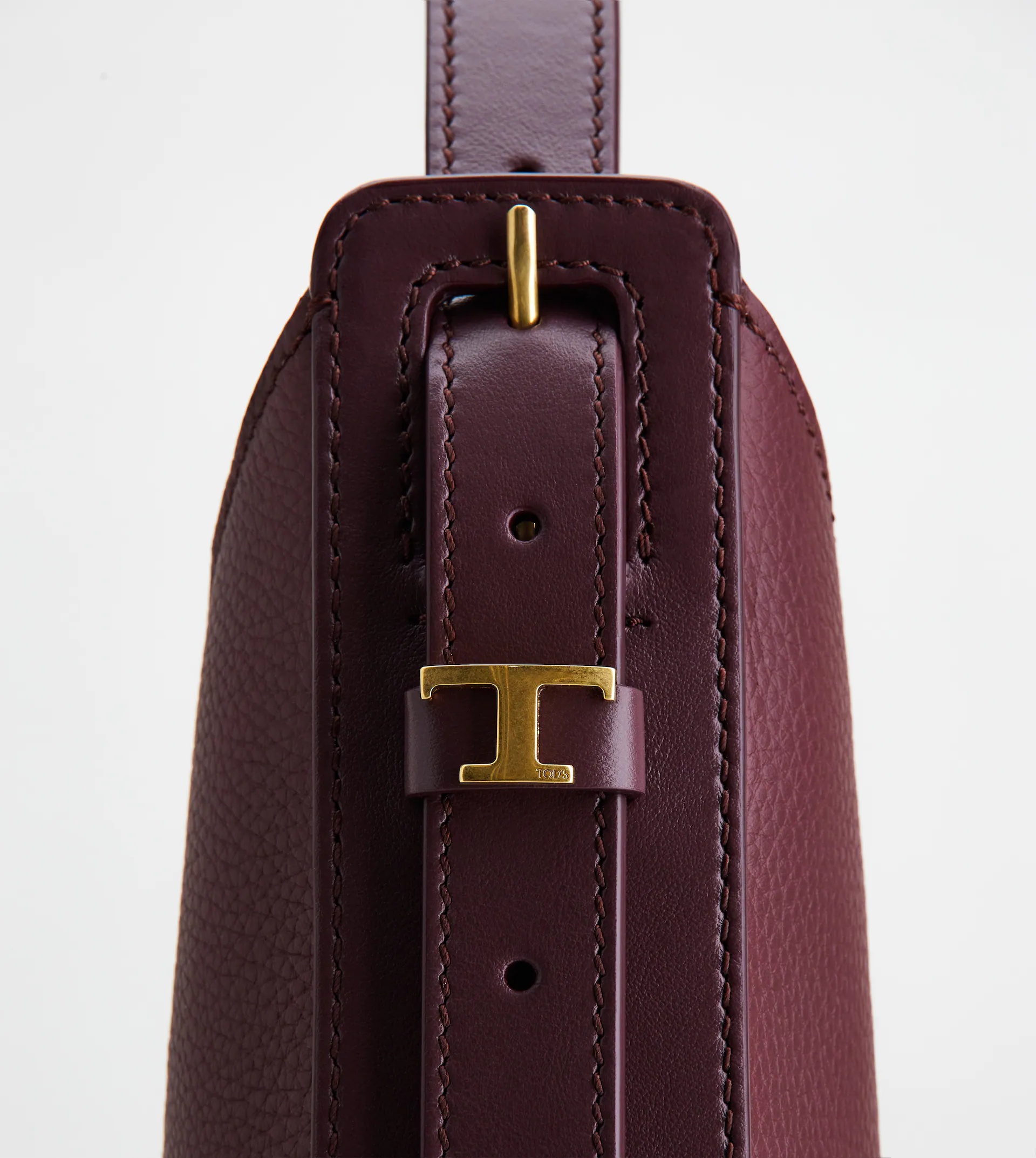 TOD'S OBOE BAG SMALL - BURGUNDY - 6