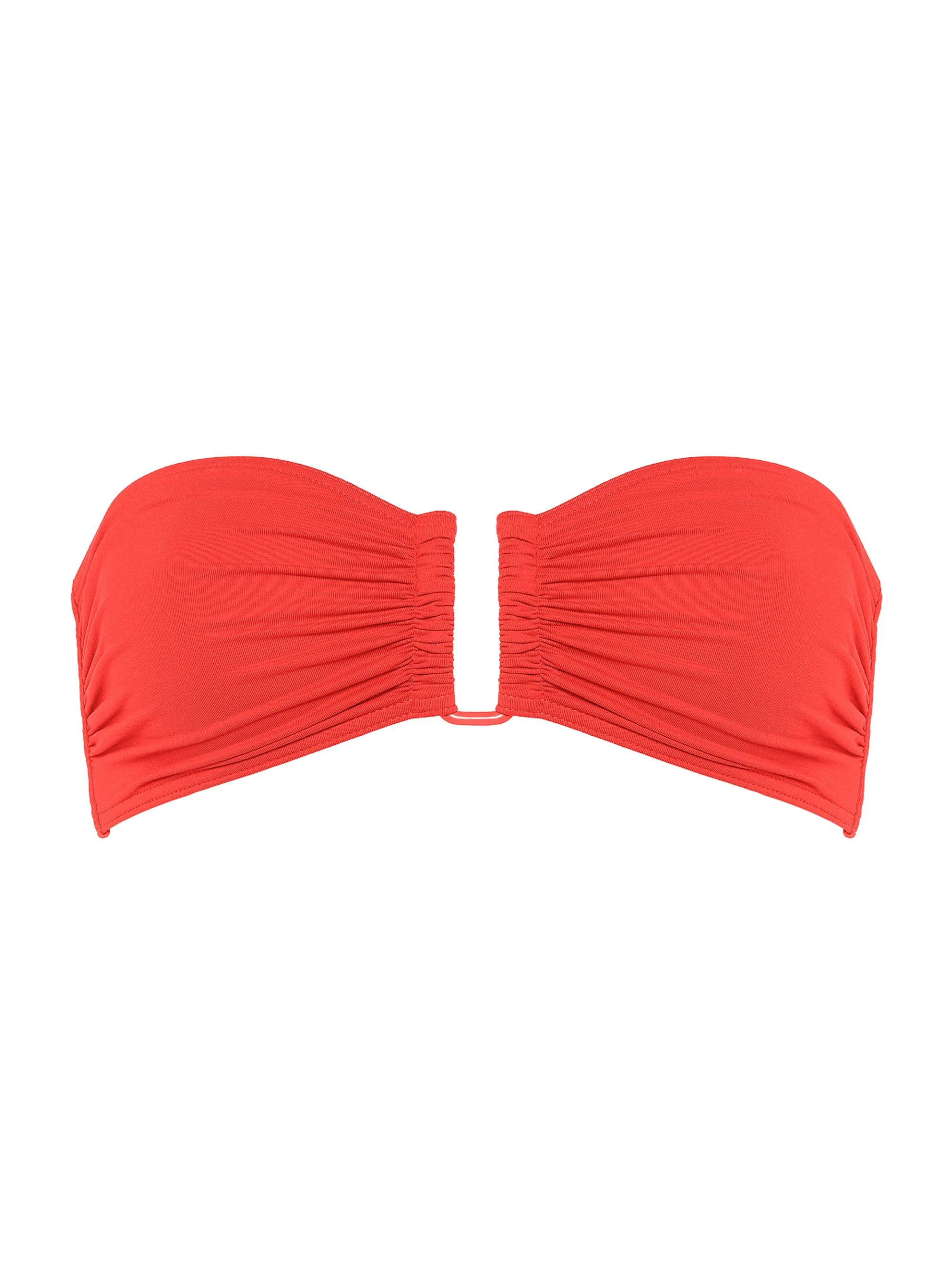 Women's Show Bandeau Bikini Top - Ecarlate - 1