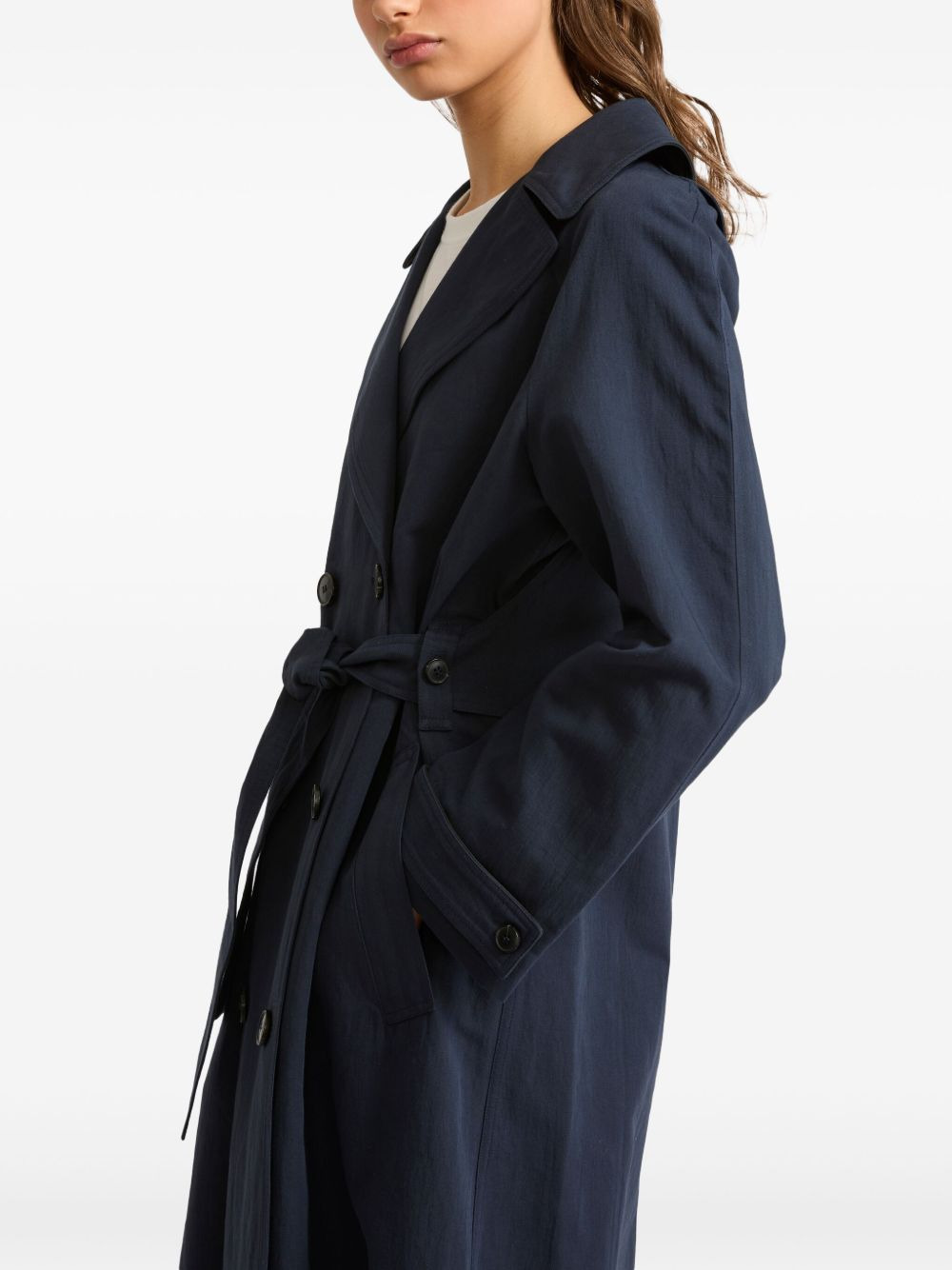 double-breasted trenchcoat - 4