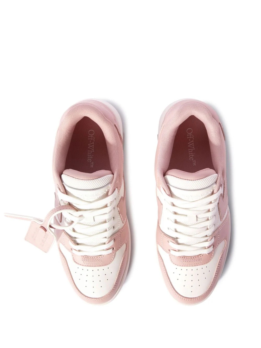 OFF-WHITE Women Out Of Office Calf Leather Sneakers - 4