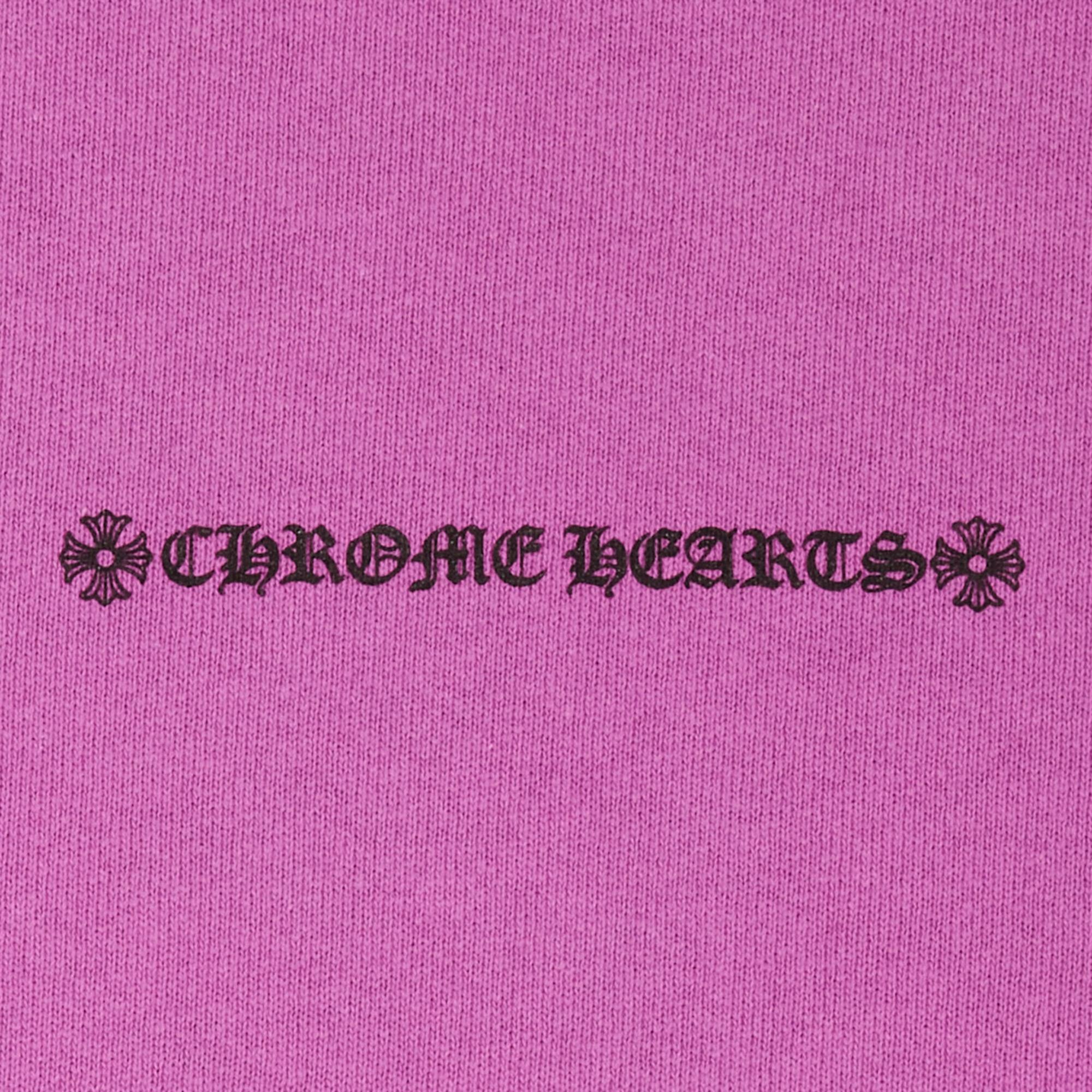 Chrome Hearts x Matty Boy Spider Web Crewneck Sweatshirt 'Purple' - 3