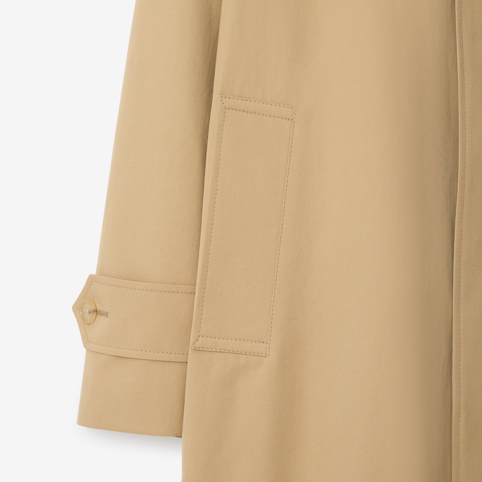 Long Gabardine Car Coat - 7