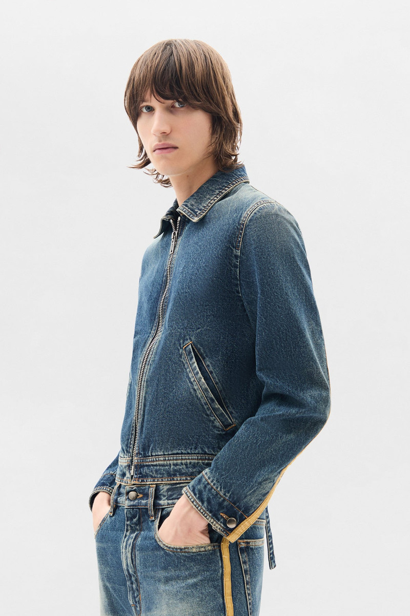 Ann Demeulemeester Rocco Slim Fit Zipped Blouson outlook