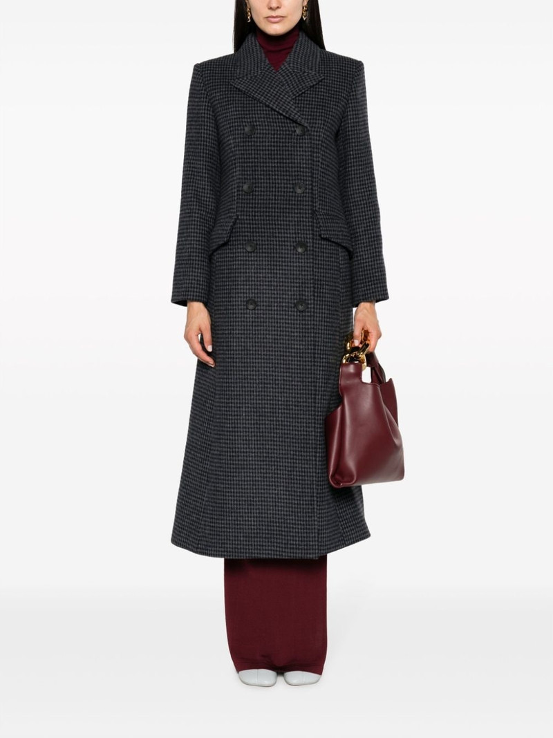 BY MALENE BIRGER Gardeniia checked long coat outlook