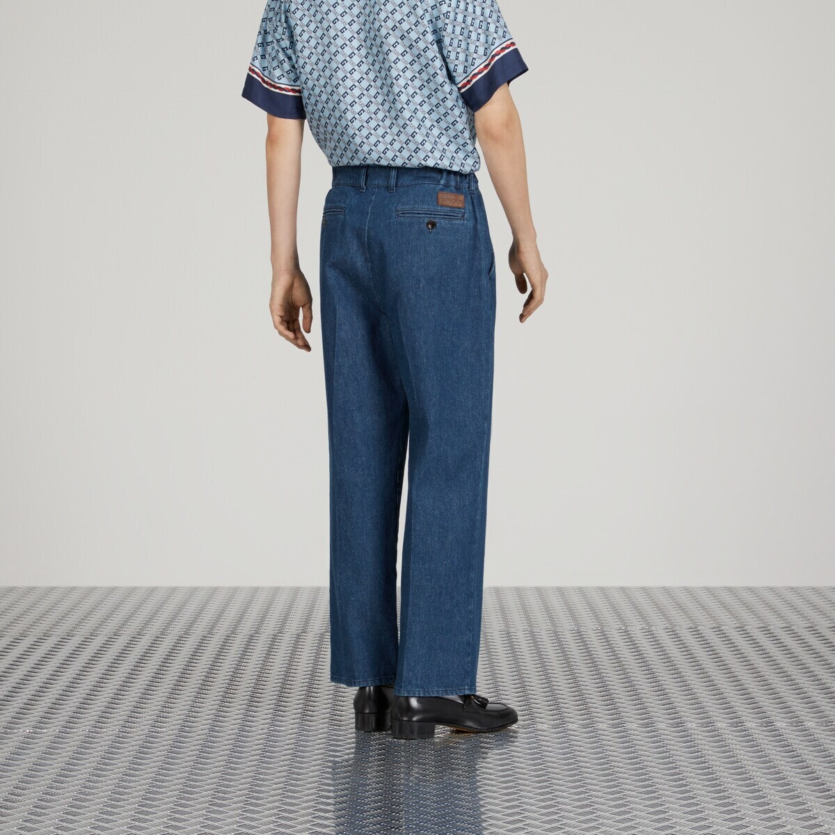 Washed organic denim pant - 6
