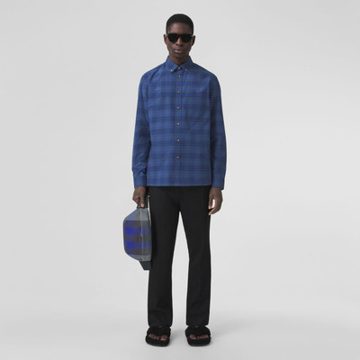 Burberry Check Stretch Cotton Shirt outlook