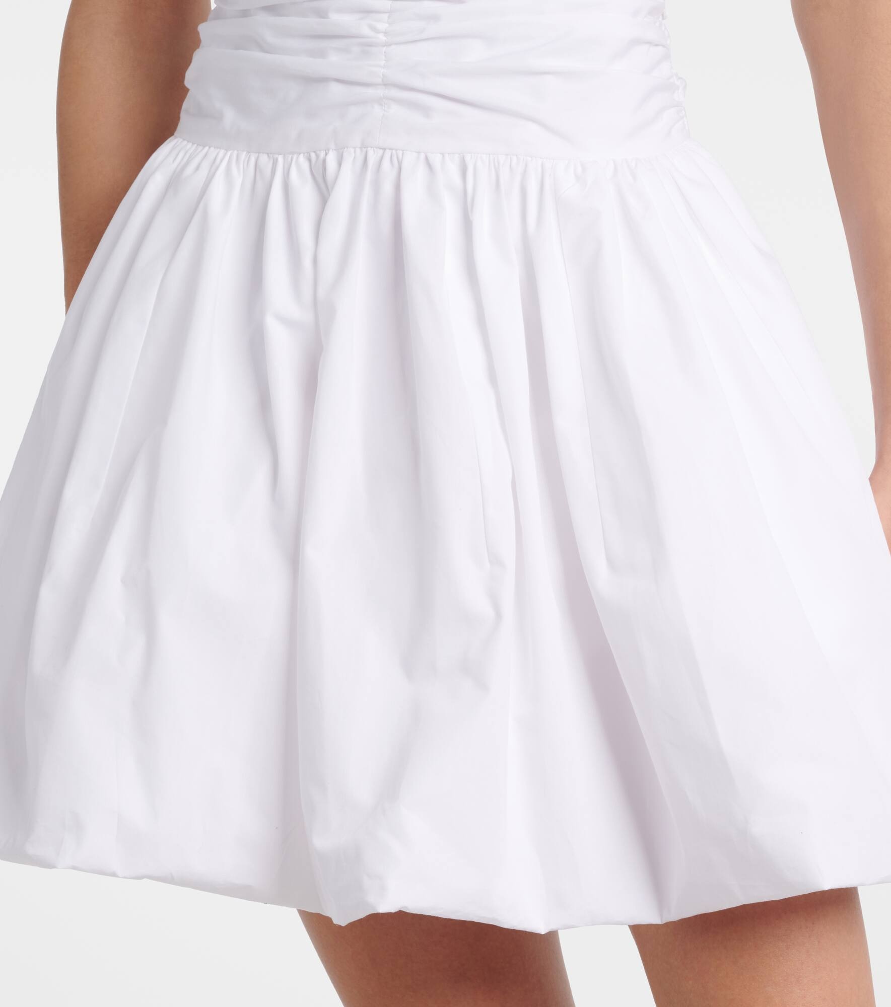 Bloomer ruched cotton minidress - 5