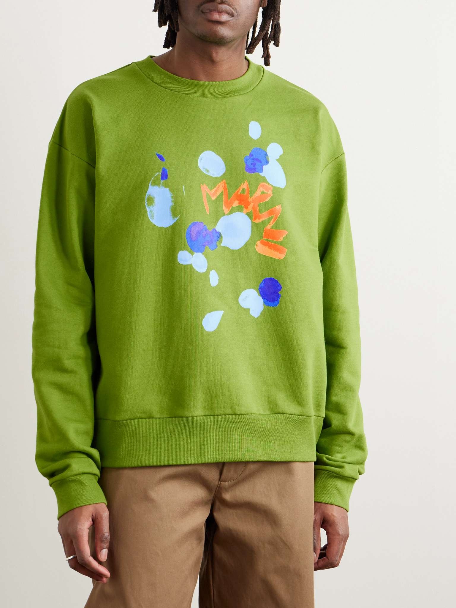 Logo-Print Cotton-Jersey Sweatshirt - 3