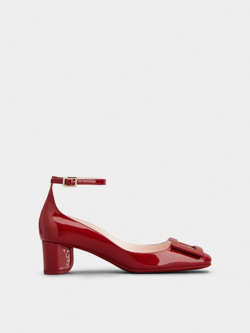 Ankle Strap Pumps in patent leather - 1