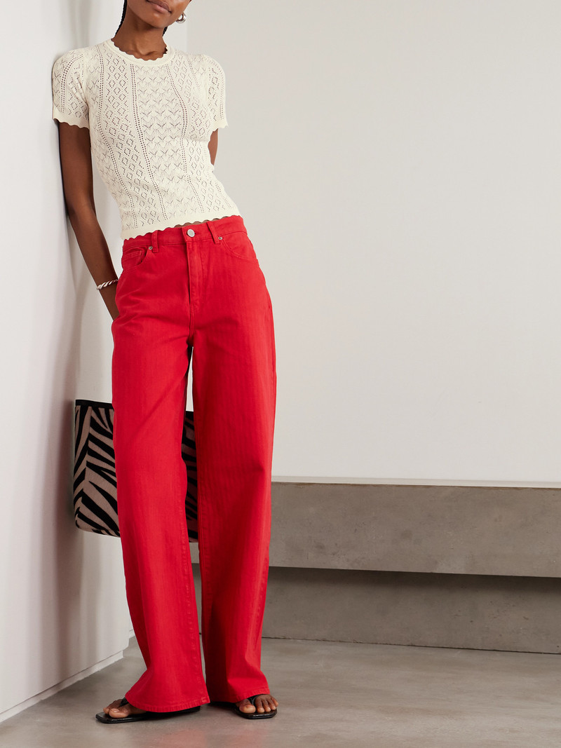 Sea Georgia Pointelle-knit Top outlook