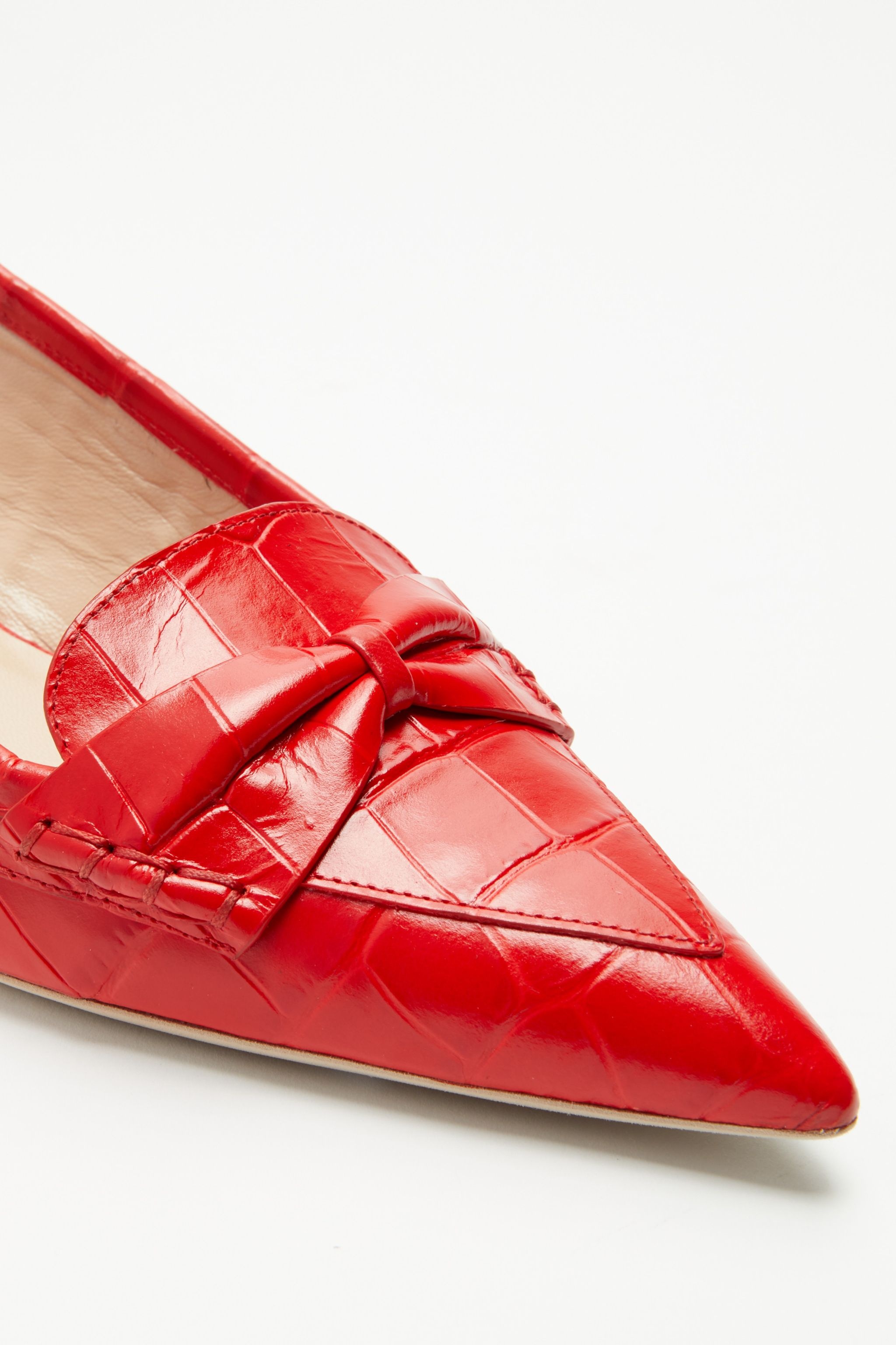 BOW-EMBELLISHED SLINGBACK PUMPS - 4