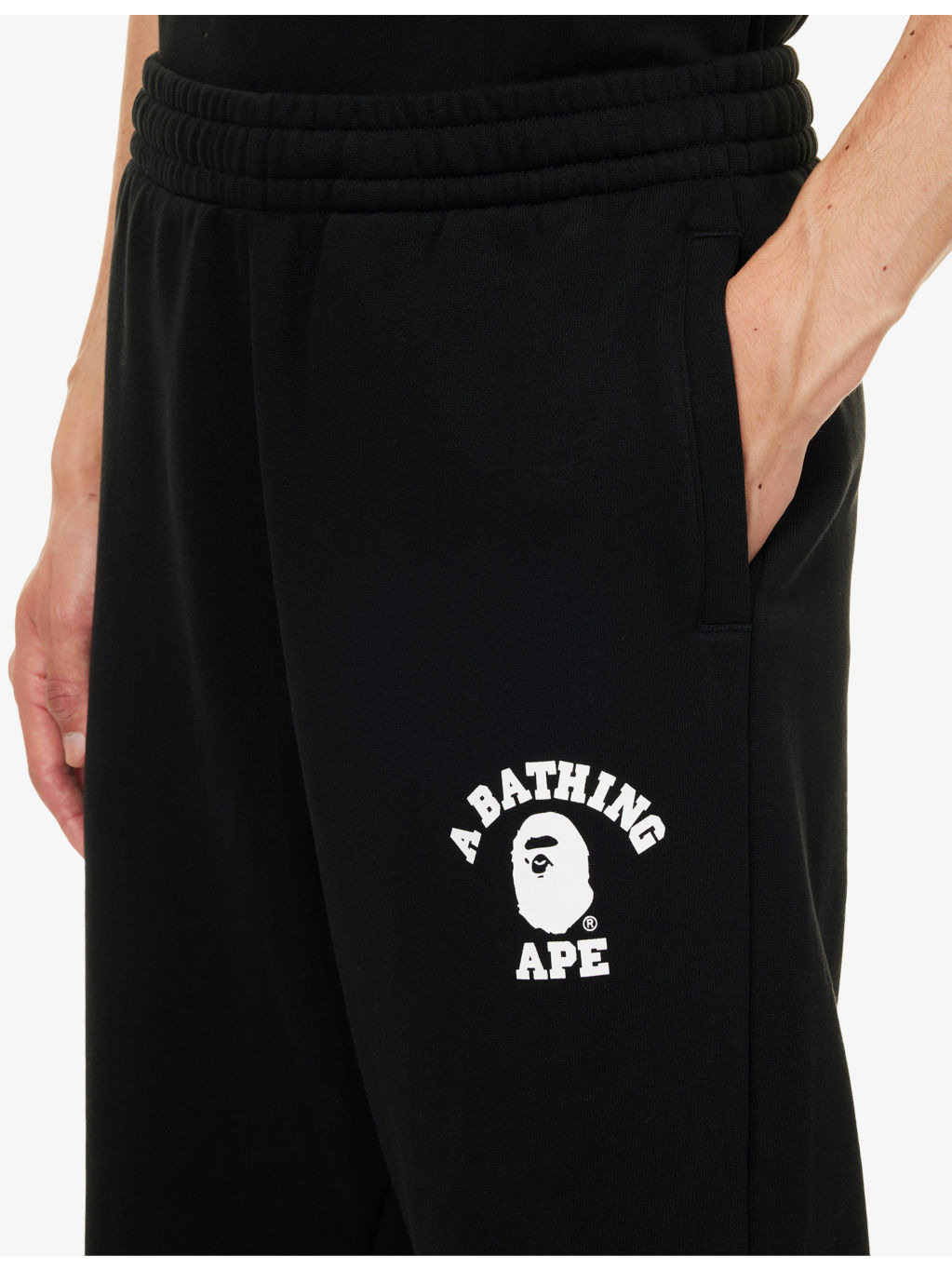 Bape College Cotton Jogging Bottoms - 5