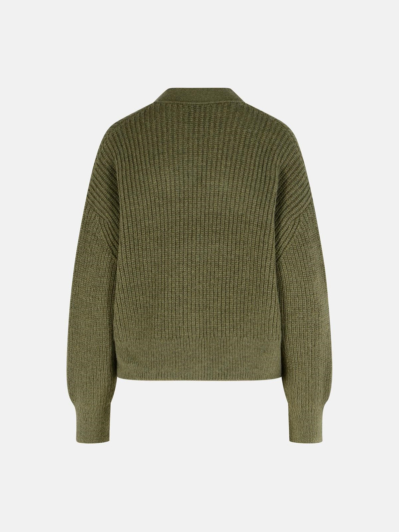 CLOSED GREEN ALPACA BLEND CARDIGAN outlook