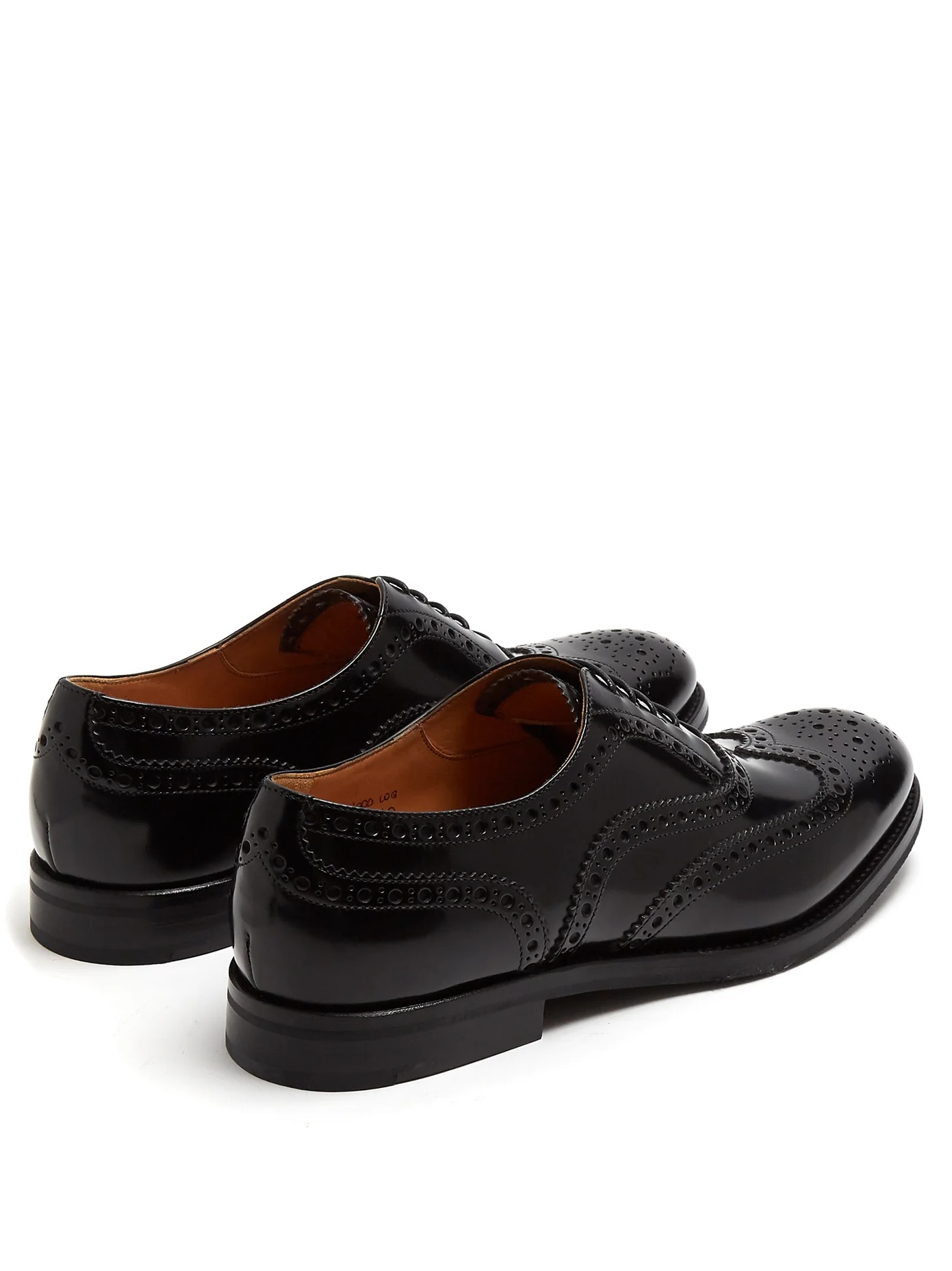 Burwood leather brogues - 4