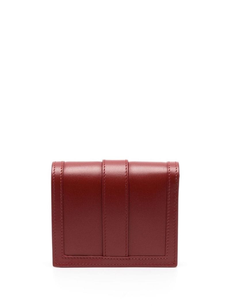 Greca-plaque detail wallet - 2