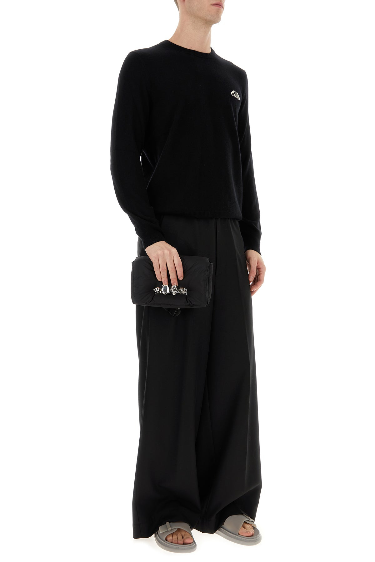 Black nylon The Puffy Knuckle belt bag - 5