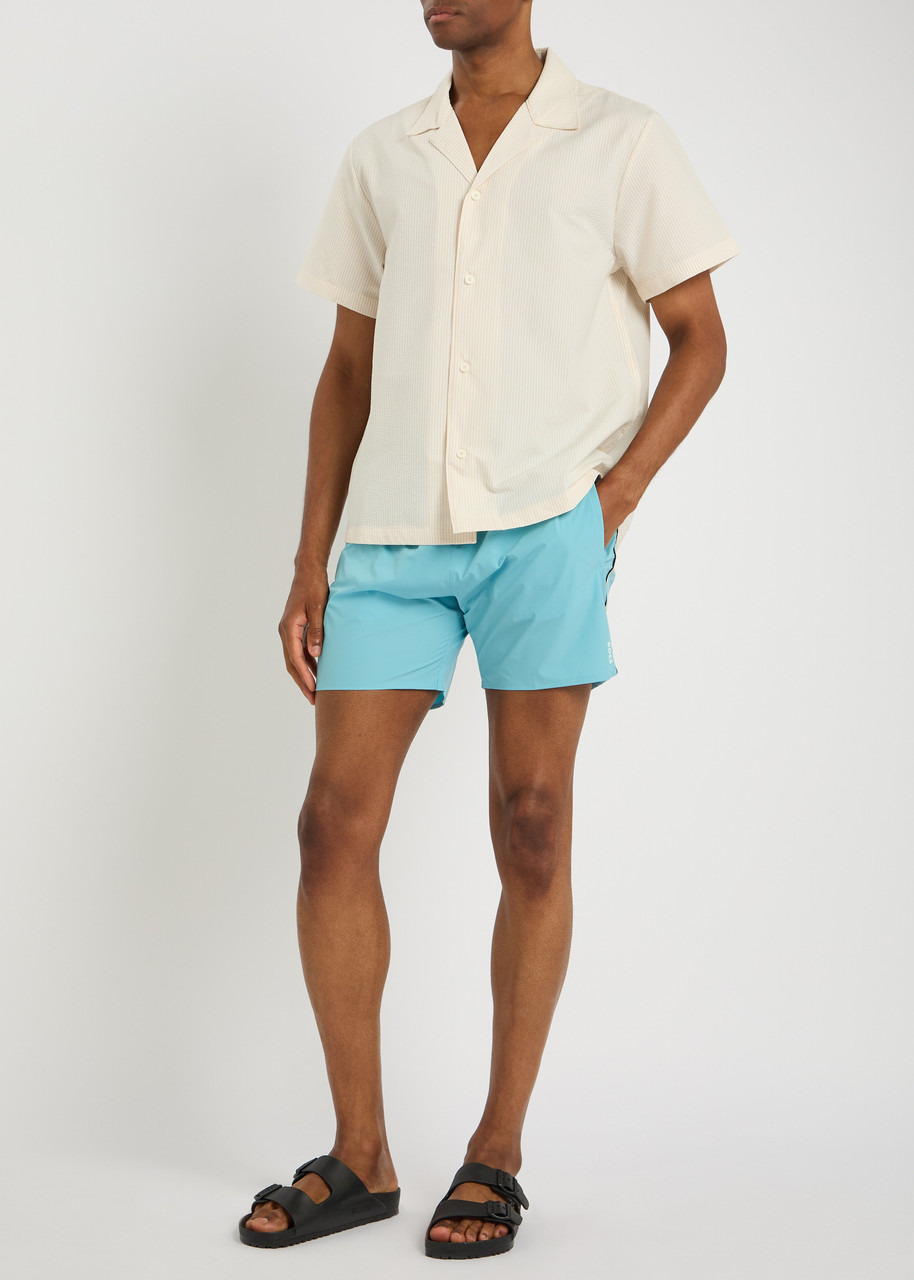 Boss Stripe Shell Swim Shorts - 4