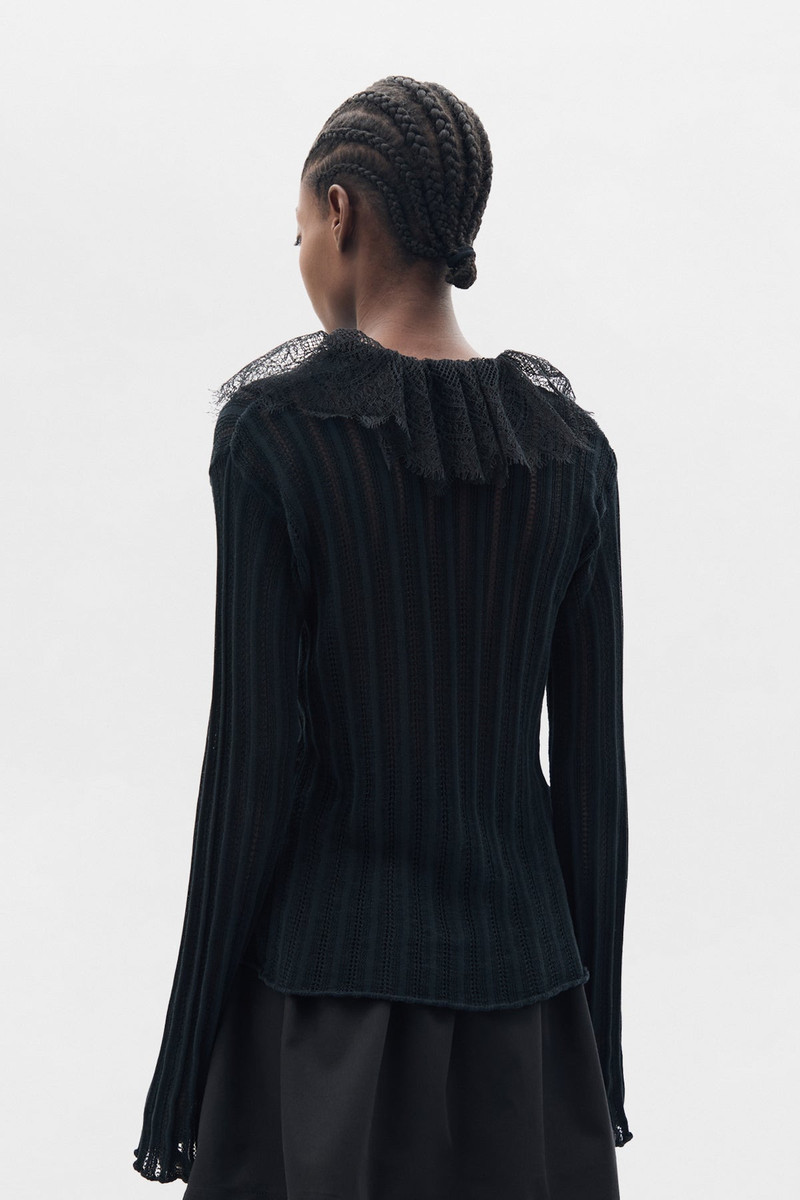 Nya Open Rib Fitted Cardigan 3