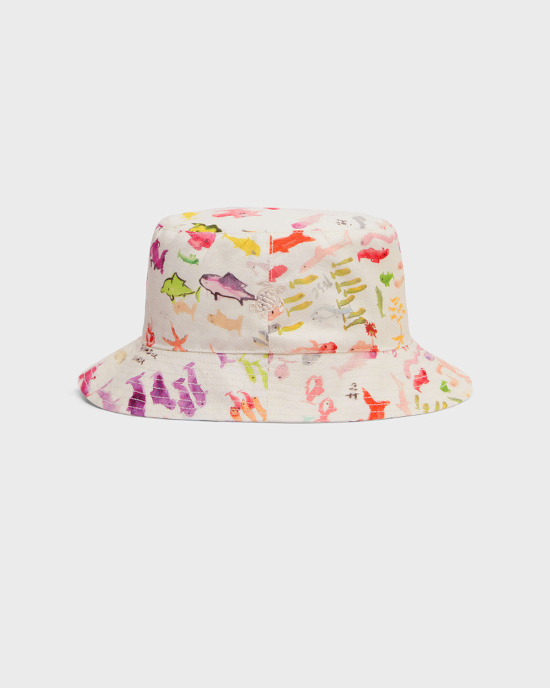 LINEN BUCKET HAT PESCADOR - VBQ X FABRICE HYBER 1