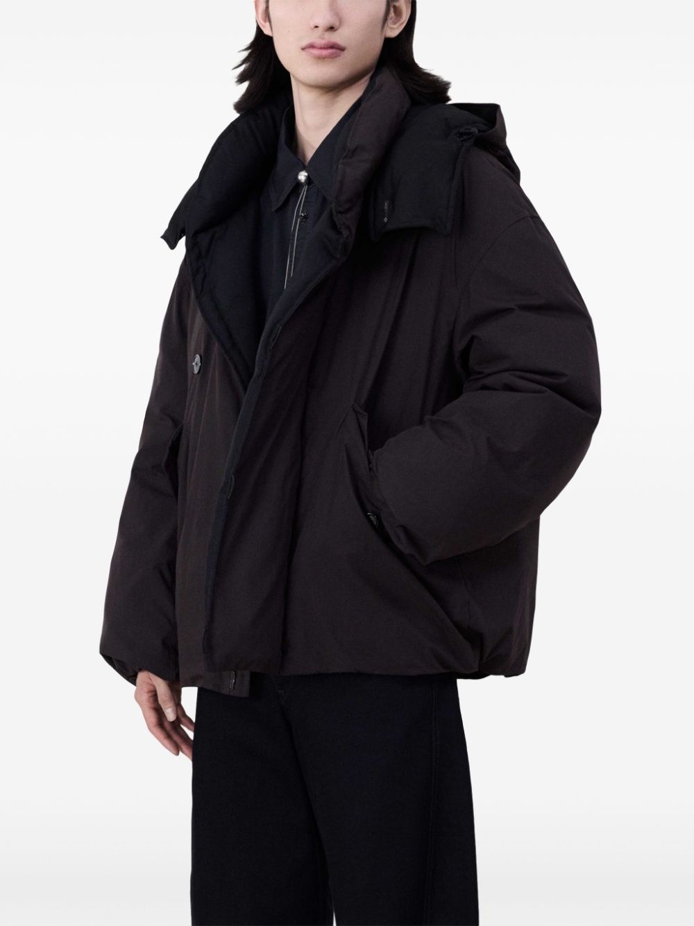 hooded puffer jacket - 3