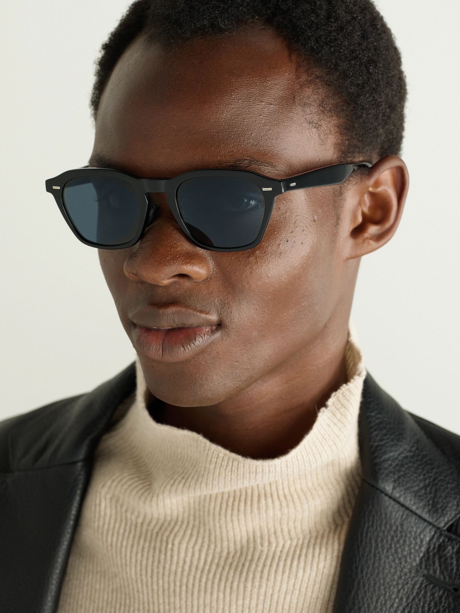 + Roger Federer R-11 D-Frame Acetate Sunglasses Black - 2
