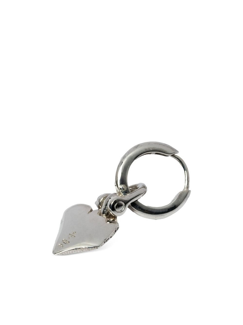 Parts of Four Jazz's Solid Heart sterling-silver earring outlook