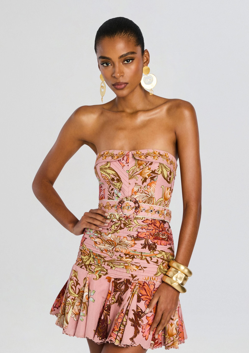 SHORT DRESS WITH BUCKLE BELT 5
