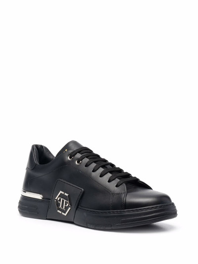 PHILIPP PLEIN Phantom Platinum low-top sneakers outlook