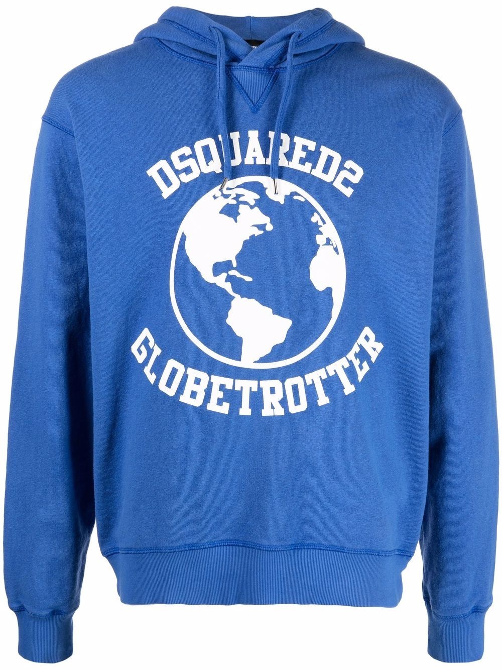 Globetrotter logo-print hoodie - 1