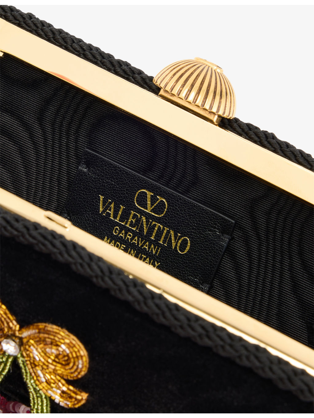 Embellished Carry Secrets Velvet Clutch Bag - 6