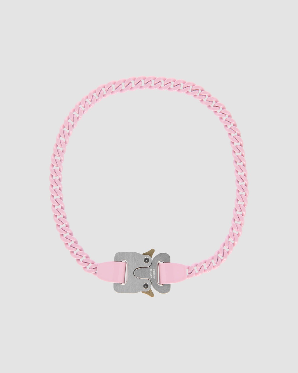 PINK CHAINLINK BUCKLE NECKLACE - 2