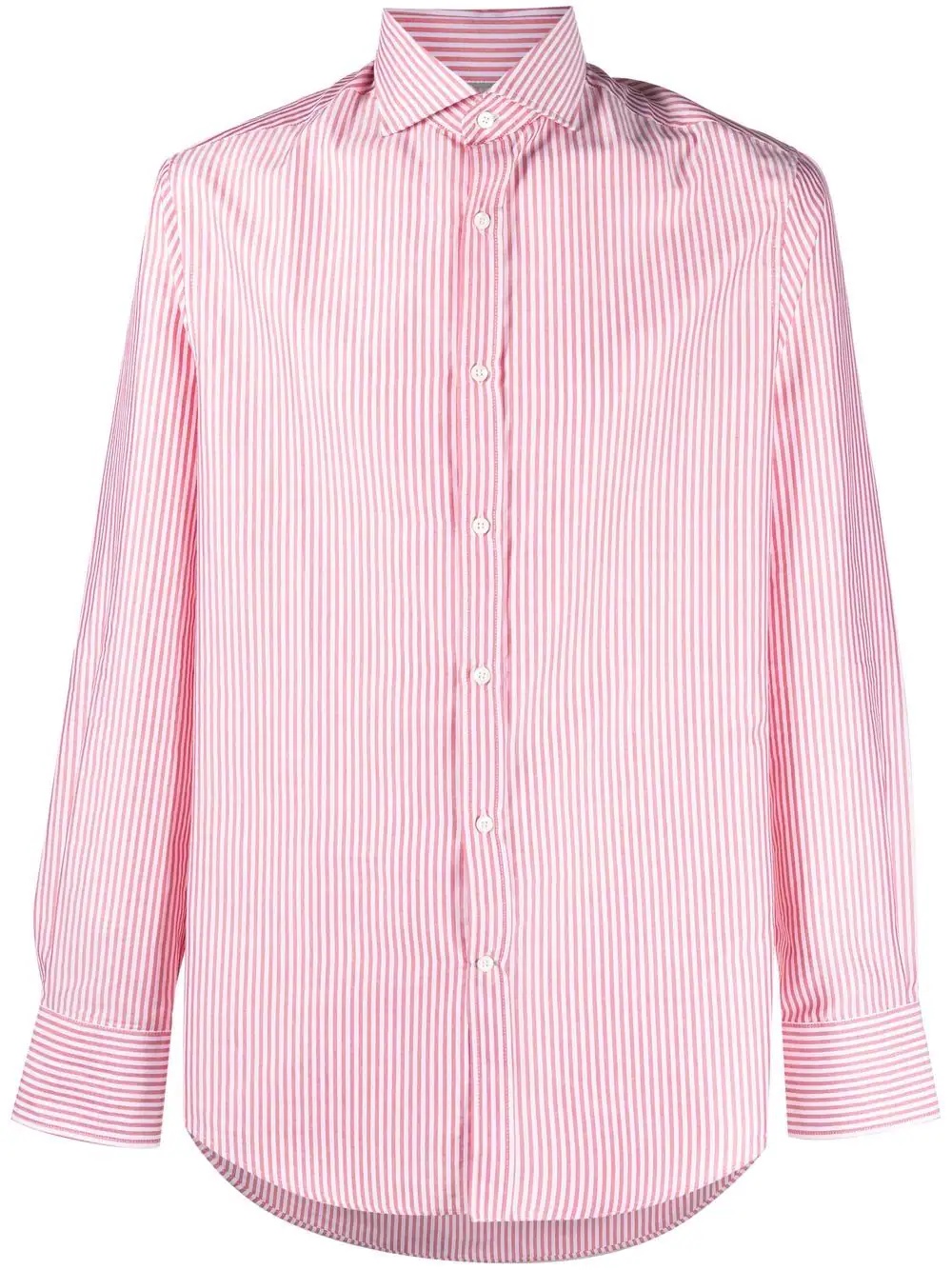 striped long-sleeve shirt - 1