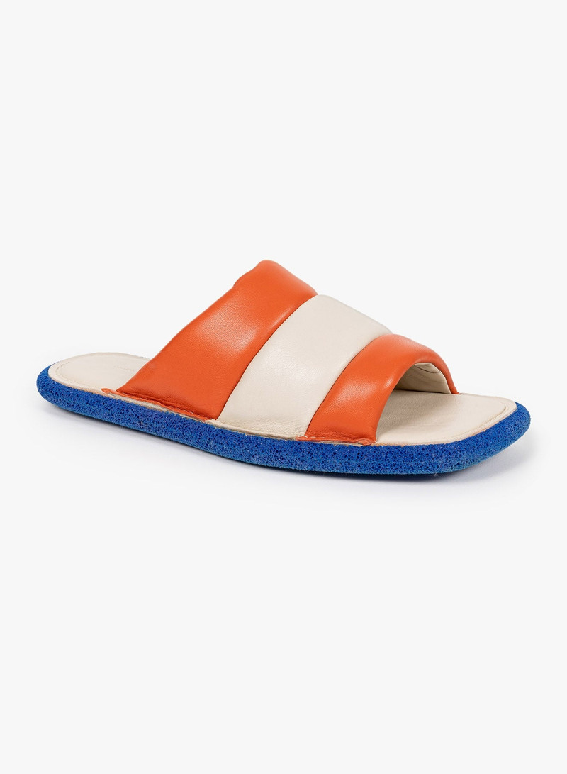 Dries Van Noten PADDED LEATHER SLIDES outlook
