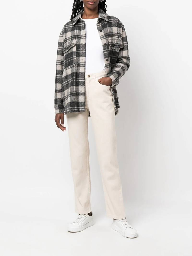 A.P.C. straight-leg high-waisted trousers outlook