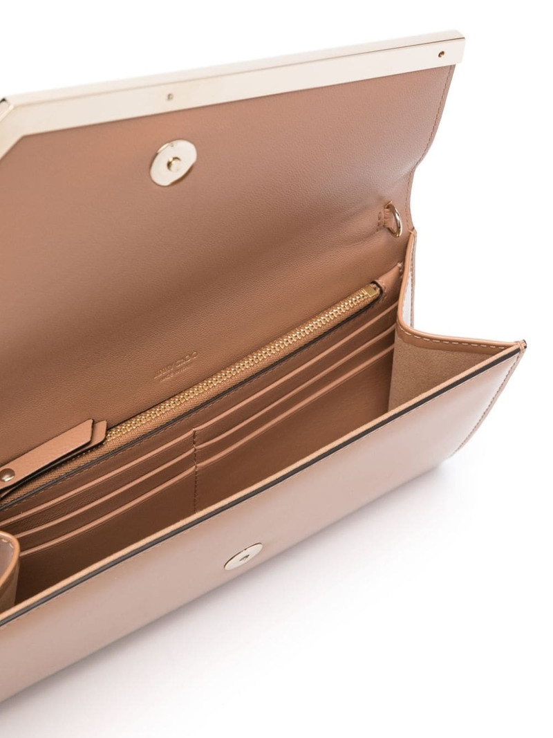 Emmie leather clutch bag 5
