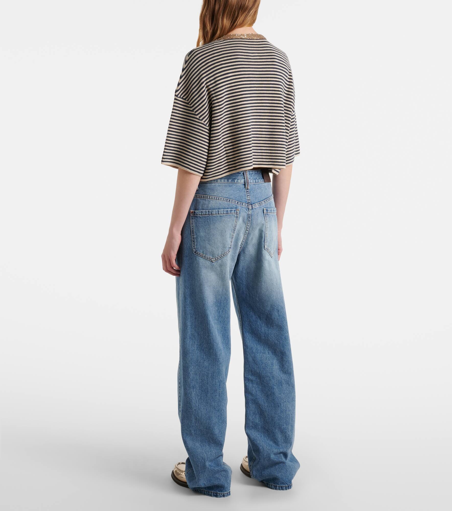 Mid-rise straight jeans - 3