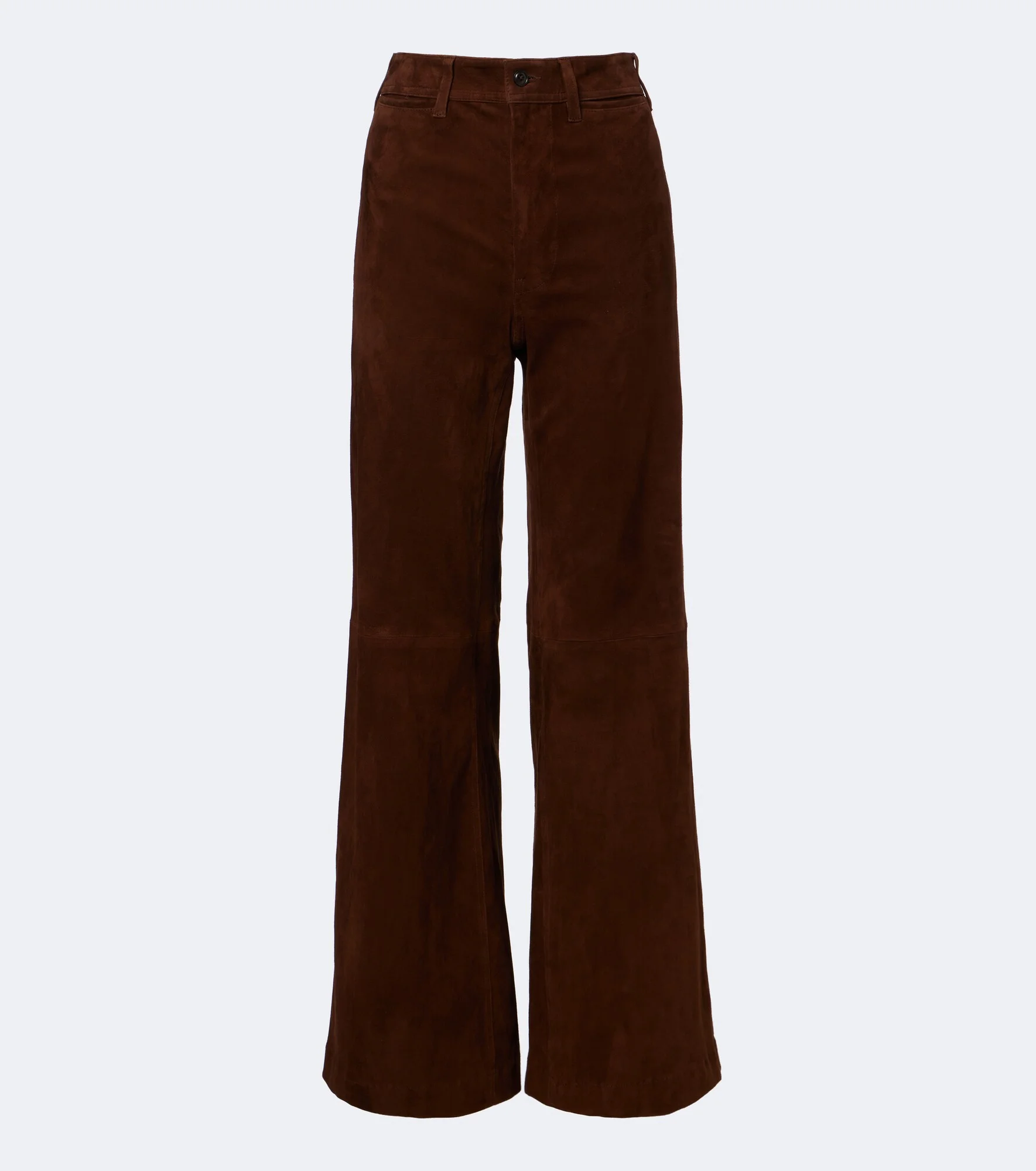Beaton suede flared pants - 1