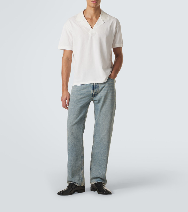 Maison Margiela Cotton piqué polo shirt outlook