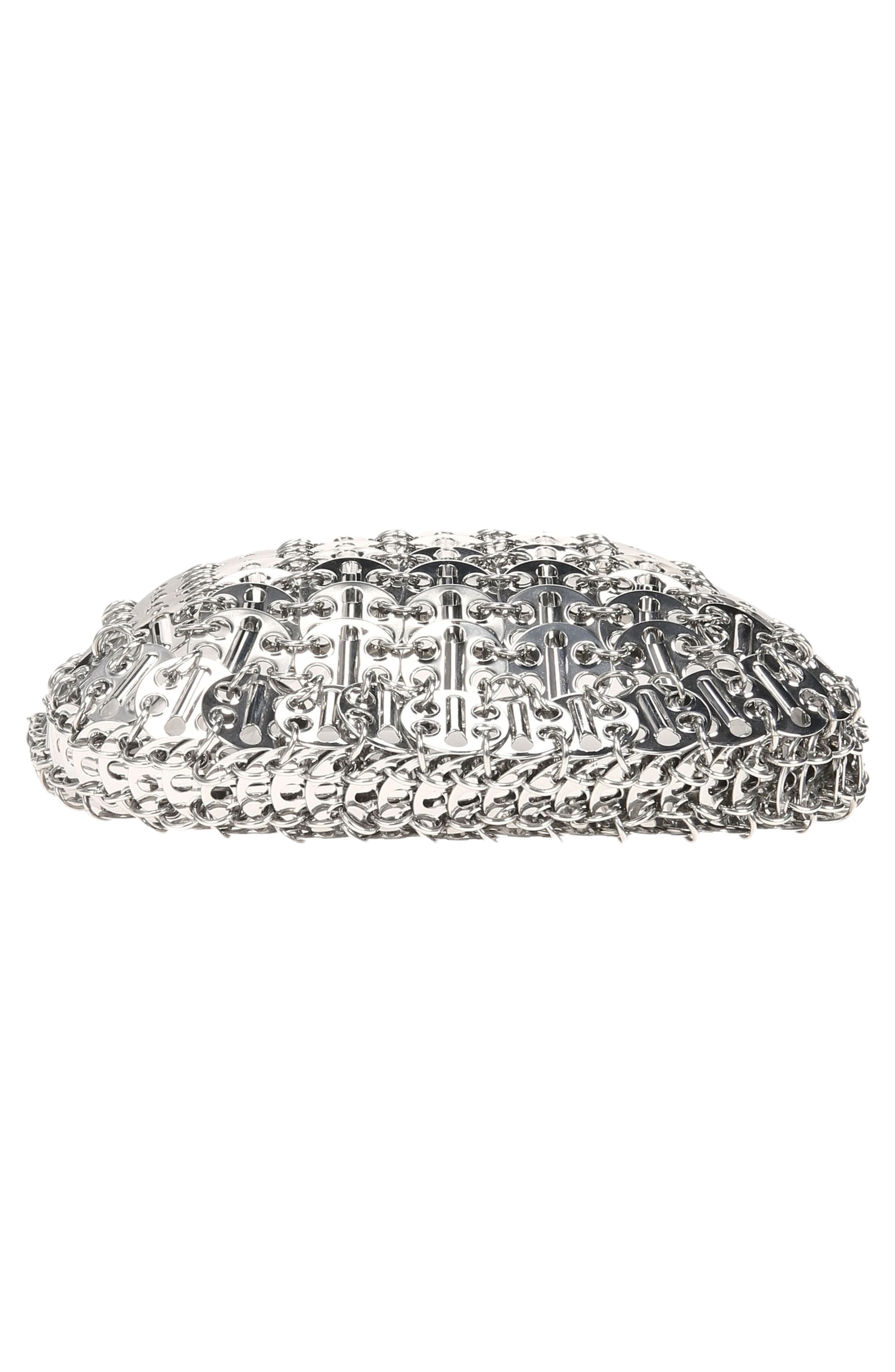 Rabanne 1969 Moon Shoulder Bag in Silver P040 at Nordstrom - 6