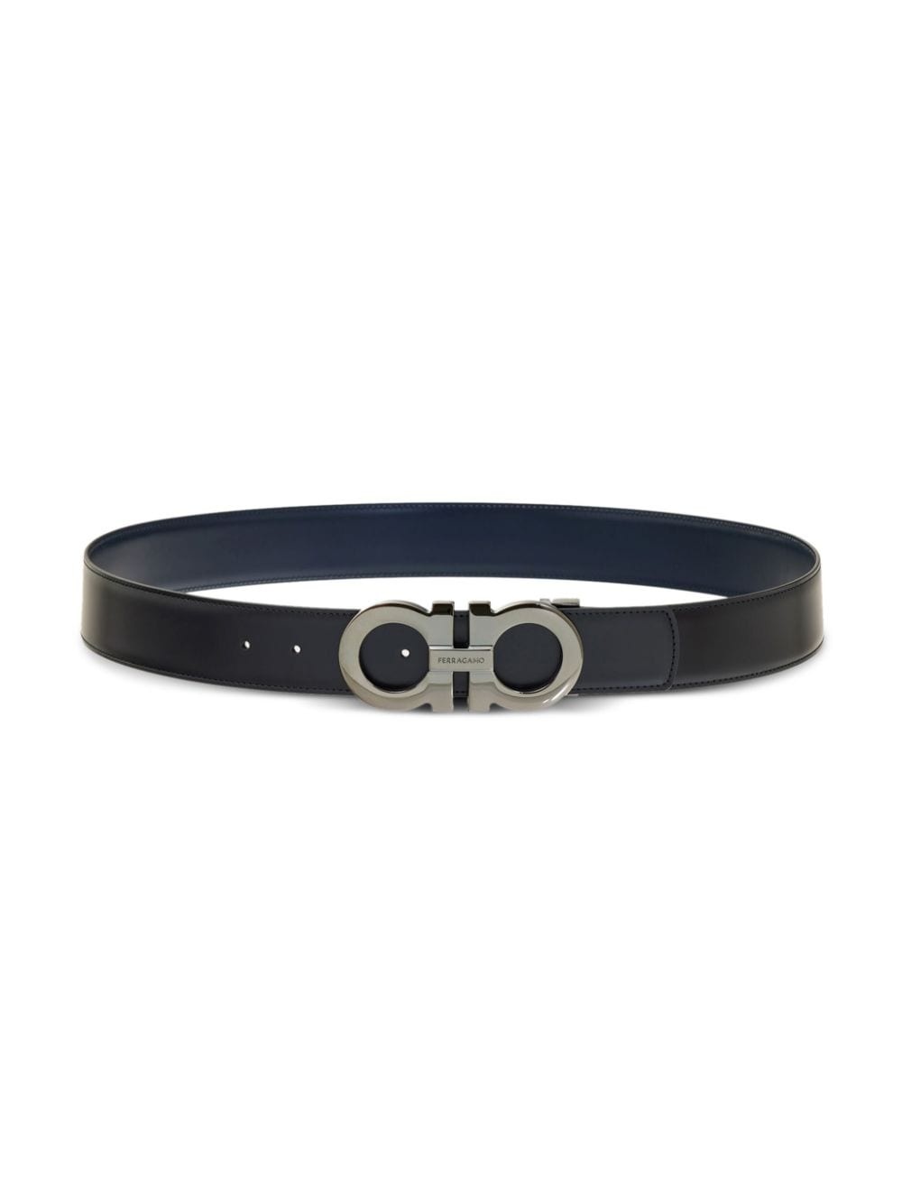 Gancini reversible leather belt - 3