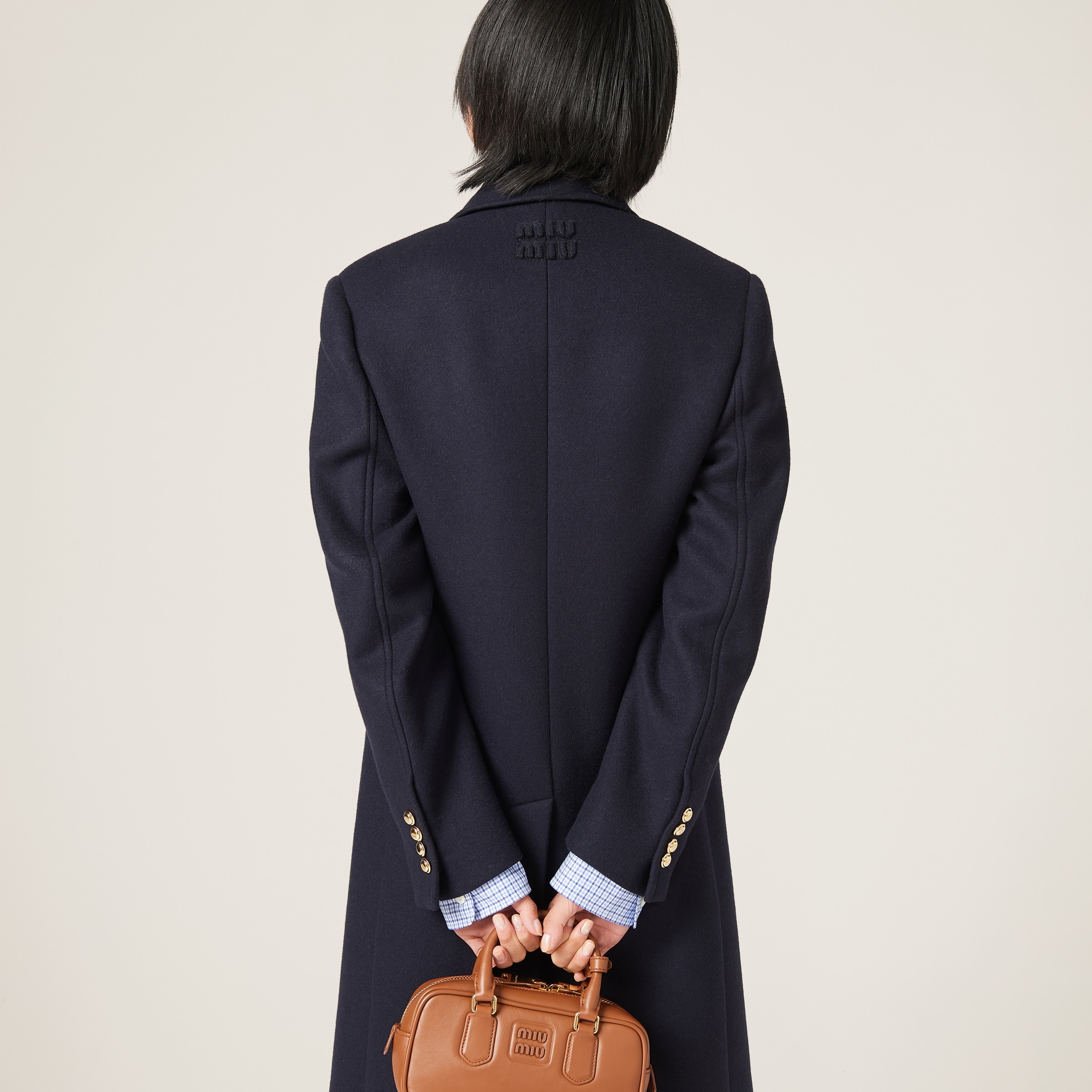 Double-breasted cloth coat - 5