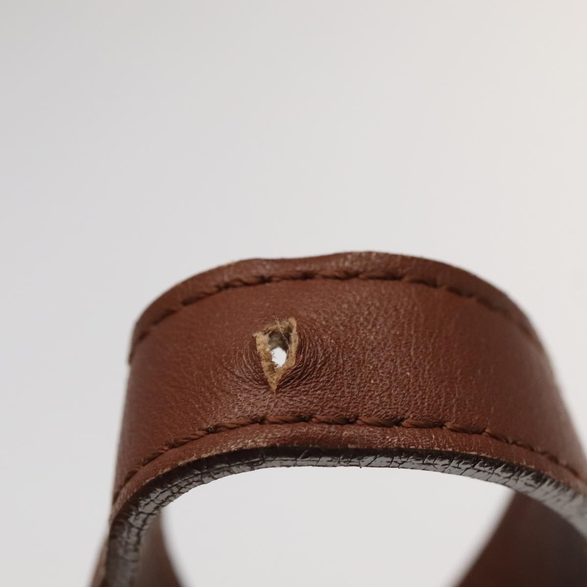 Burberry Shoulder Bag Leather Gold Brown - 9