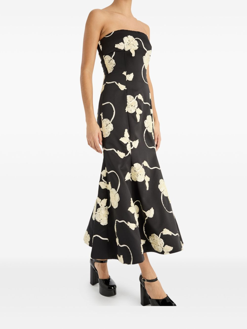 flower midi dress - 3