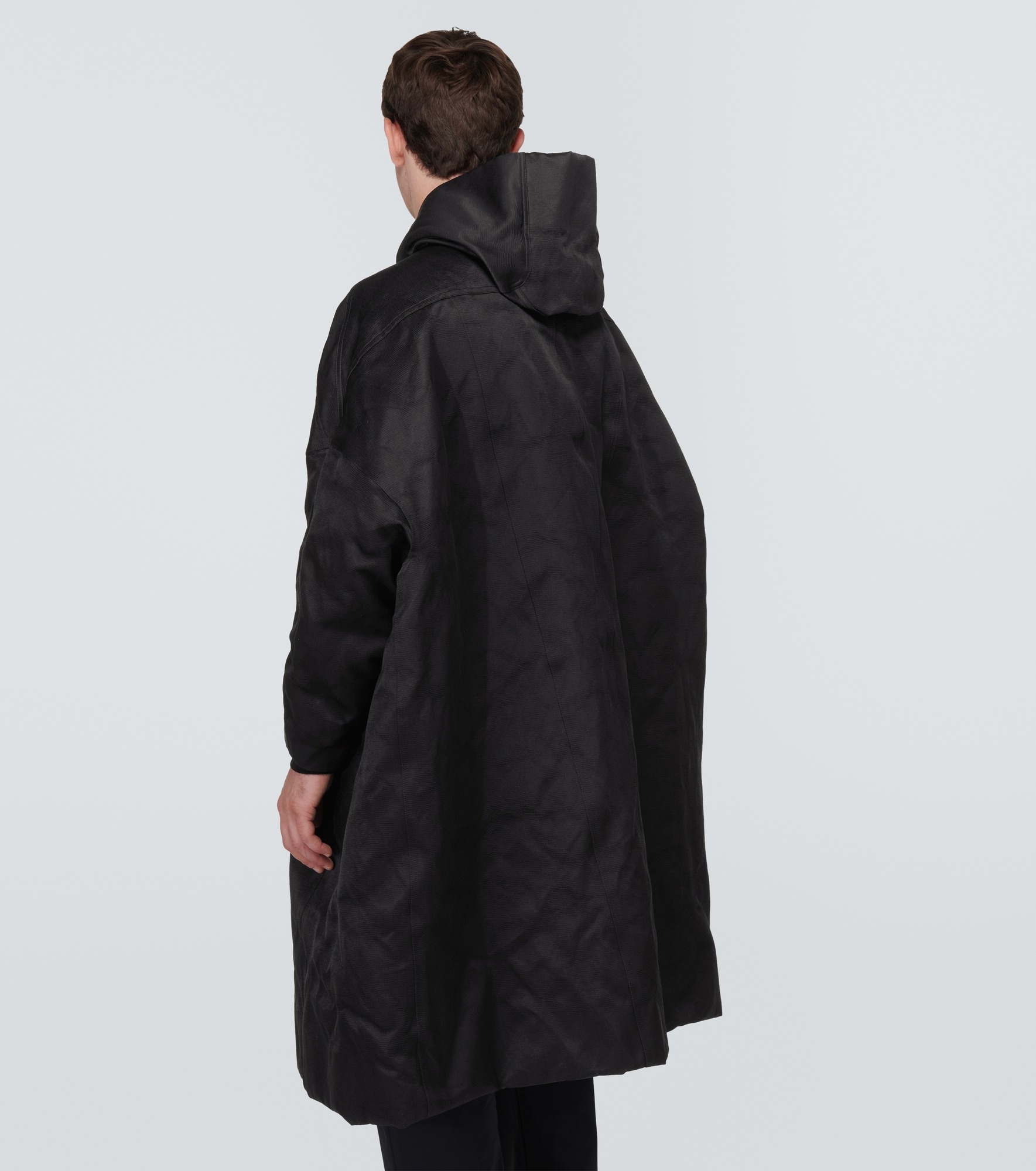 Jumbo Peter cotton and silk down coat - 4