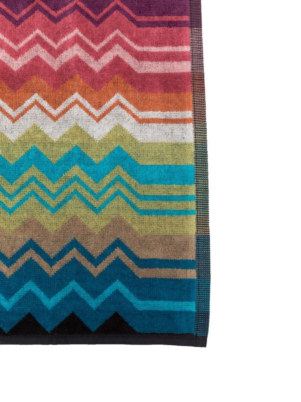 chevron-print  beach towel - 2