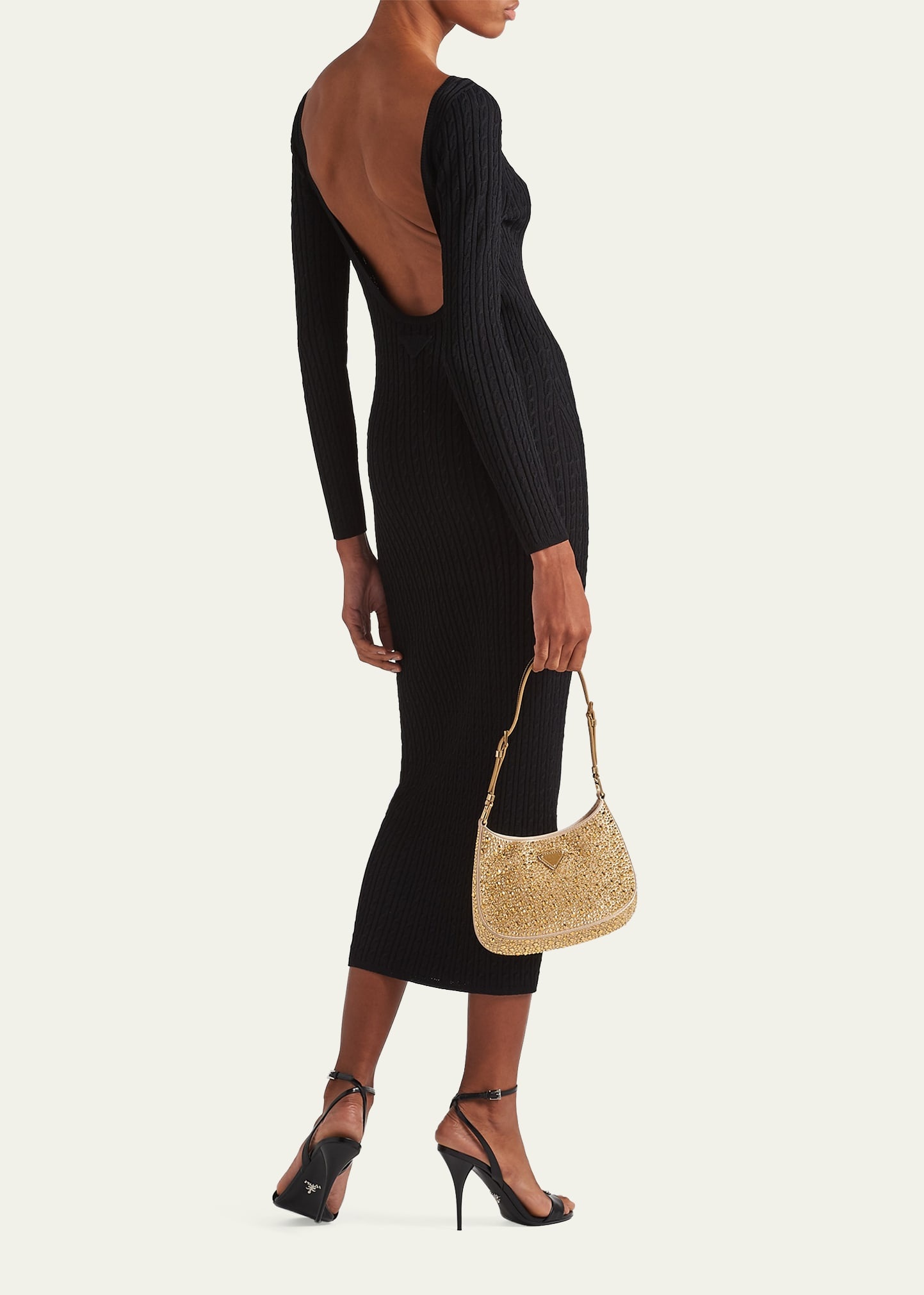Cable Body-Con Midi Dress - 3
